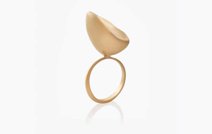  BABY MALAK FLOURISH PURE MEDIUM MARQUISE RING